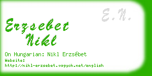 erzsebet nikl business card